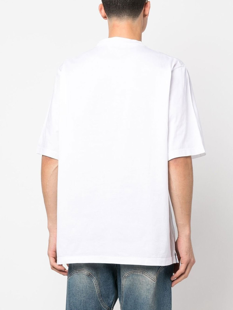 logo-print crew neck T-shirt 5