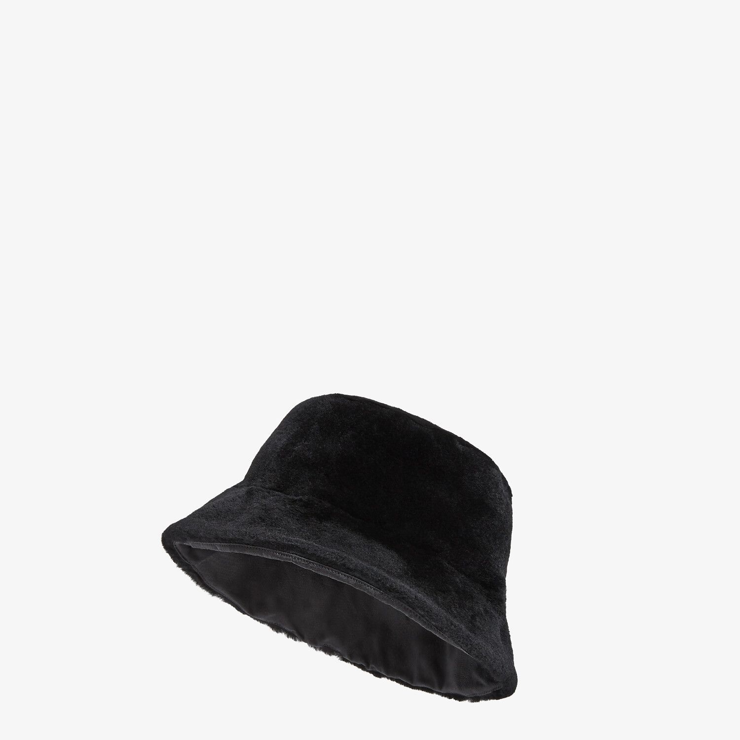 Black wool bucket hat - 1