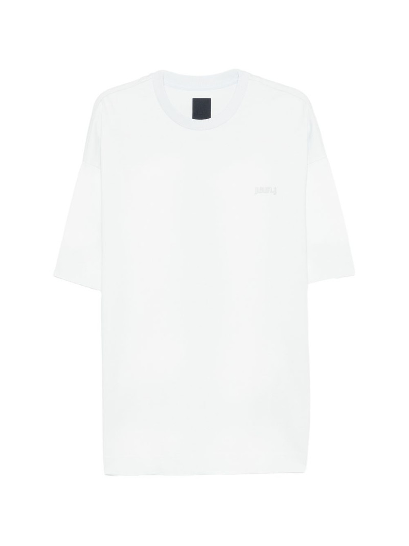 floral-print logo-embroidered T-shirt 1