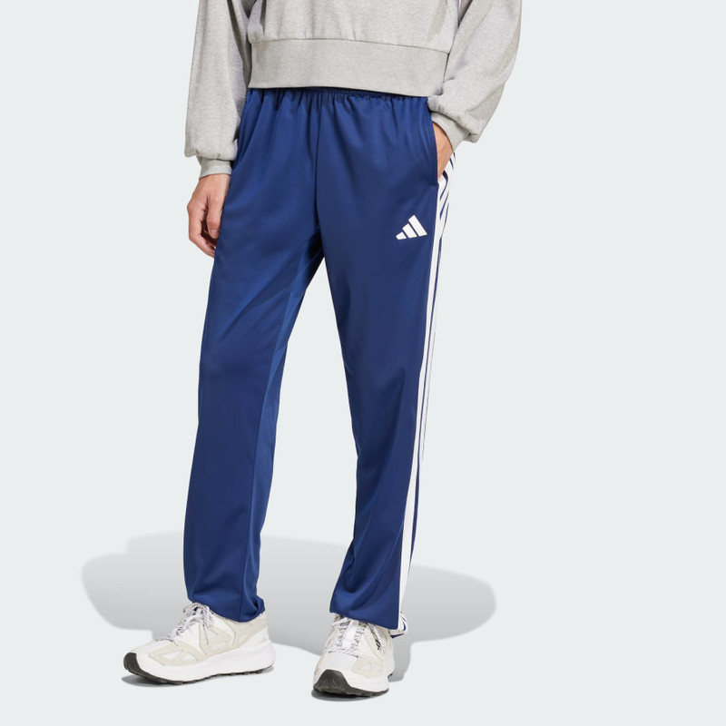 adidas 3-Stripes Tricot Regular-Fit Open Hem Track Pants outlook