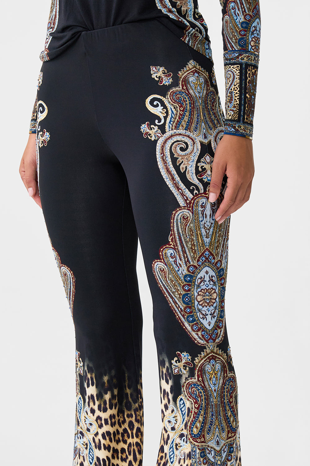 JERSEY FLARE PANT - 5