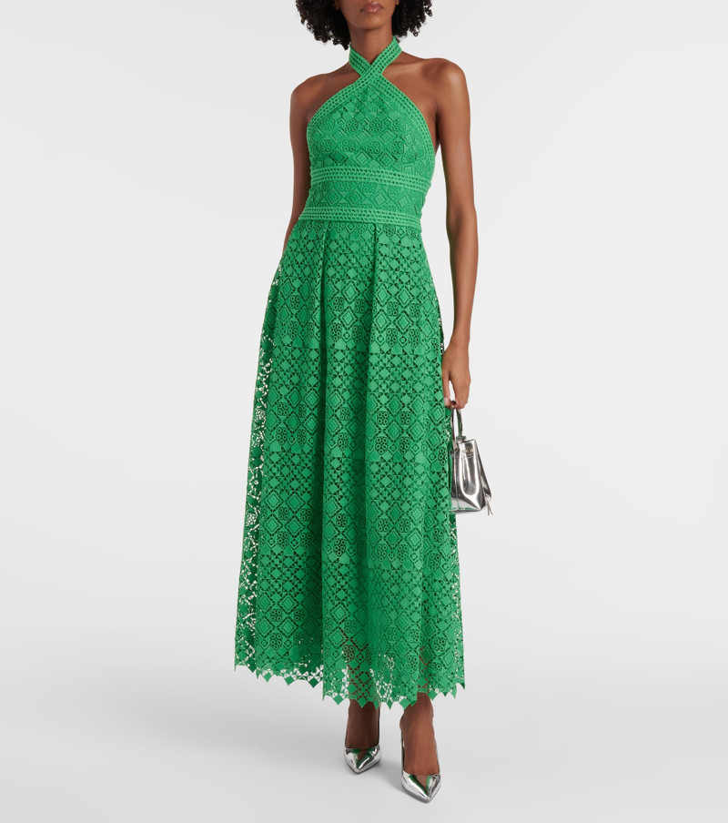 ELIE SAAB Halterneck midi dress outlook