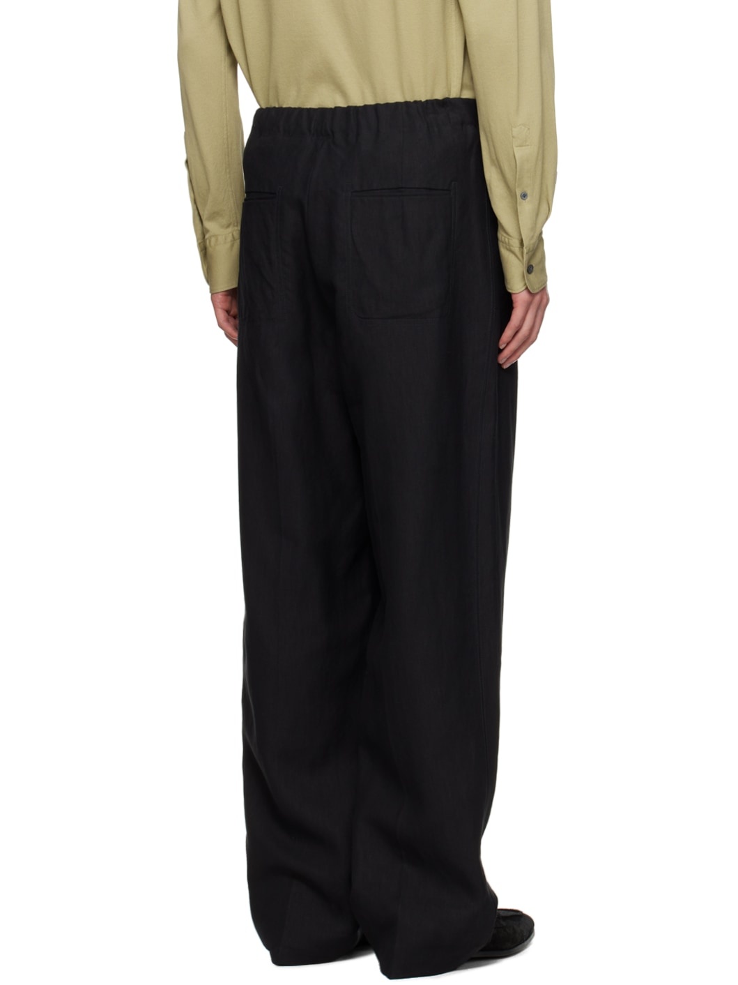 Black Belted Trousers - 3