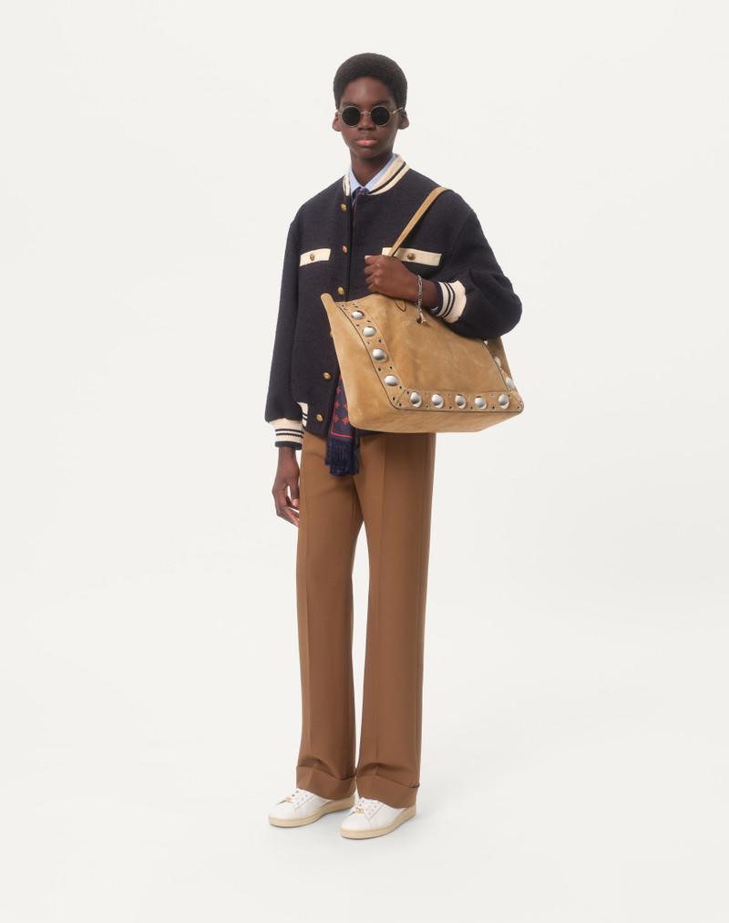 Valentino NYLON CUFFED GABARDINE PANTS outlook