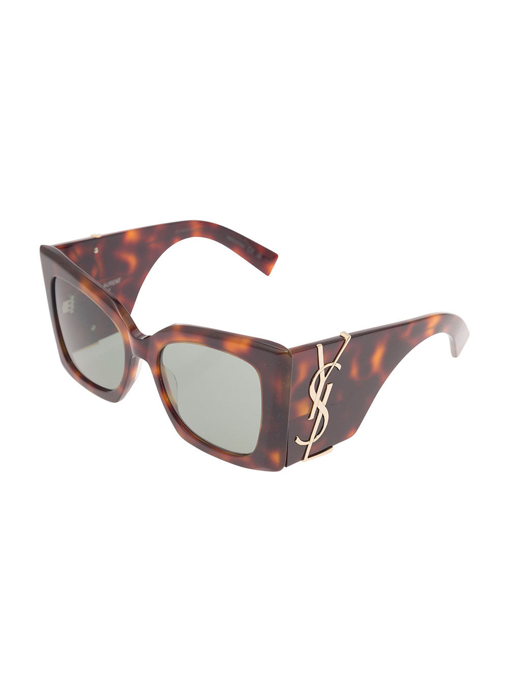 Saint Laurent Women Sl M119 Blaze Sunglasses In Brown Acetate Woman - 1