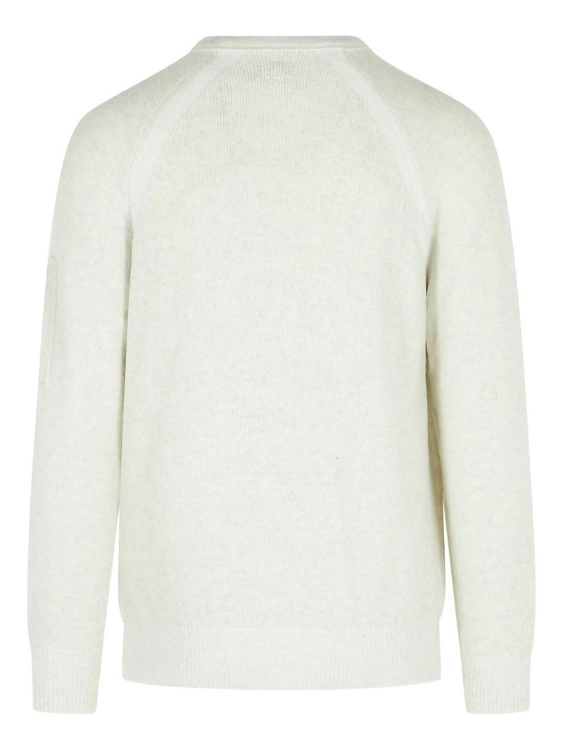 C.P. Company logo-patch sweater outlook