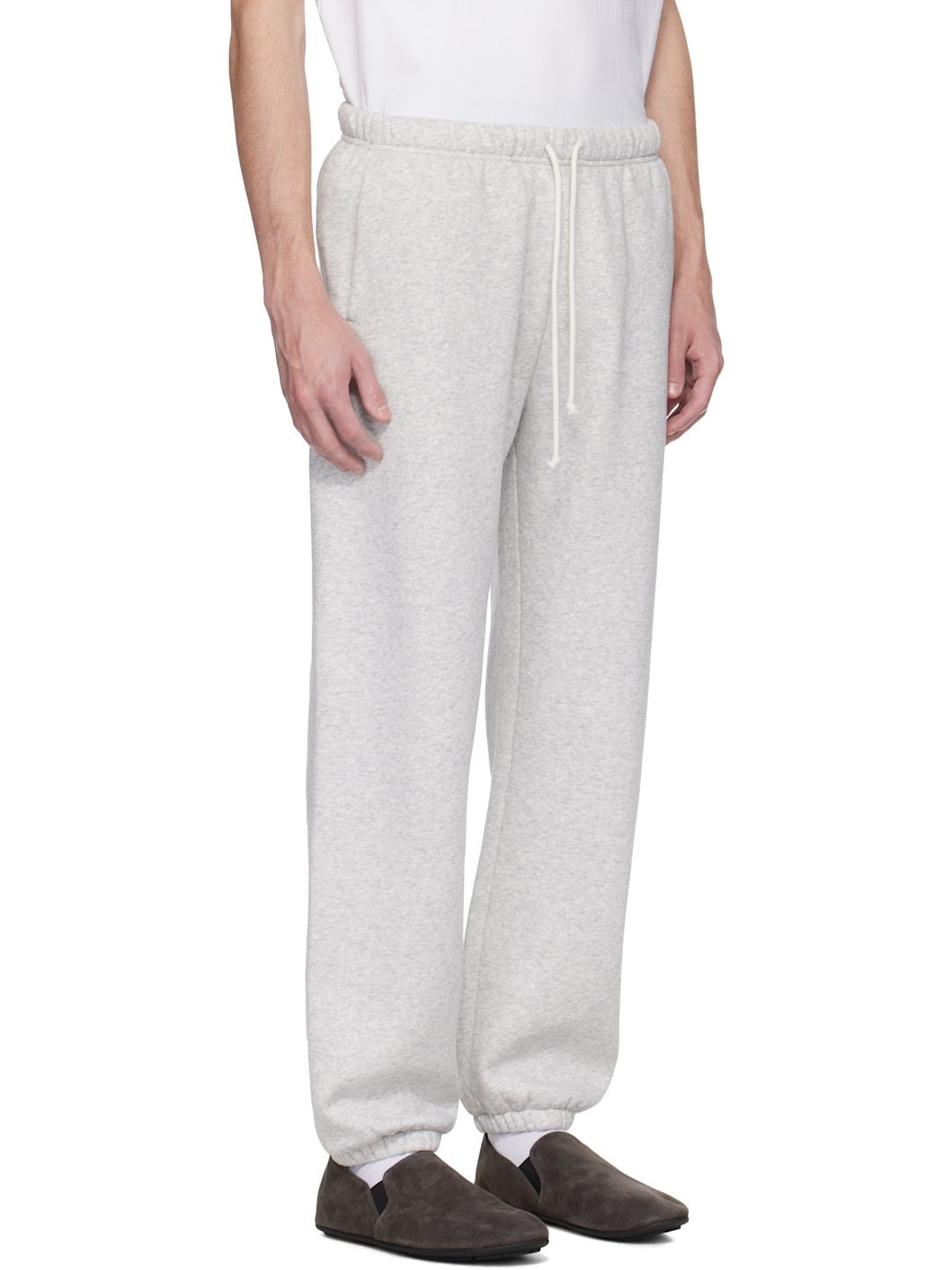 Gray Fleece Lounge Relaxed Sweatpants - 2