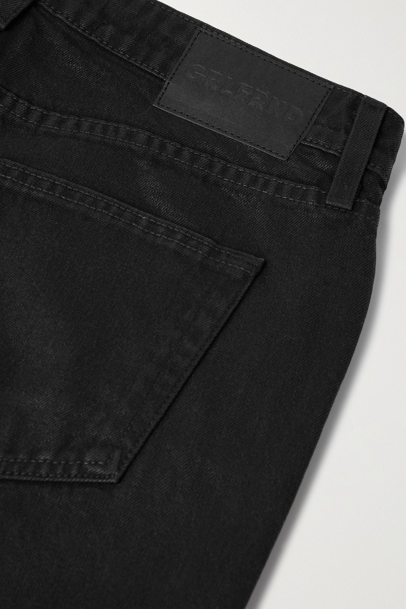 Hailey coated low-rise bootcut jeans 6