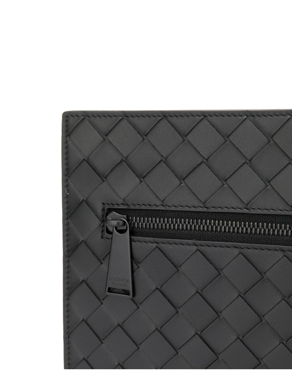 intrecciato weave clutch - 4