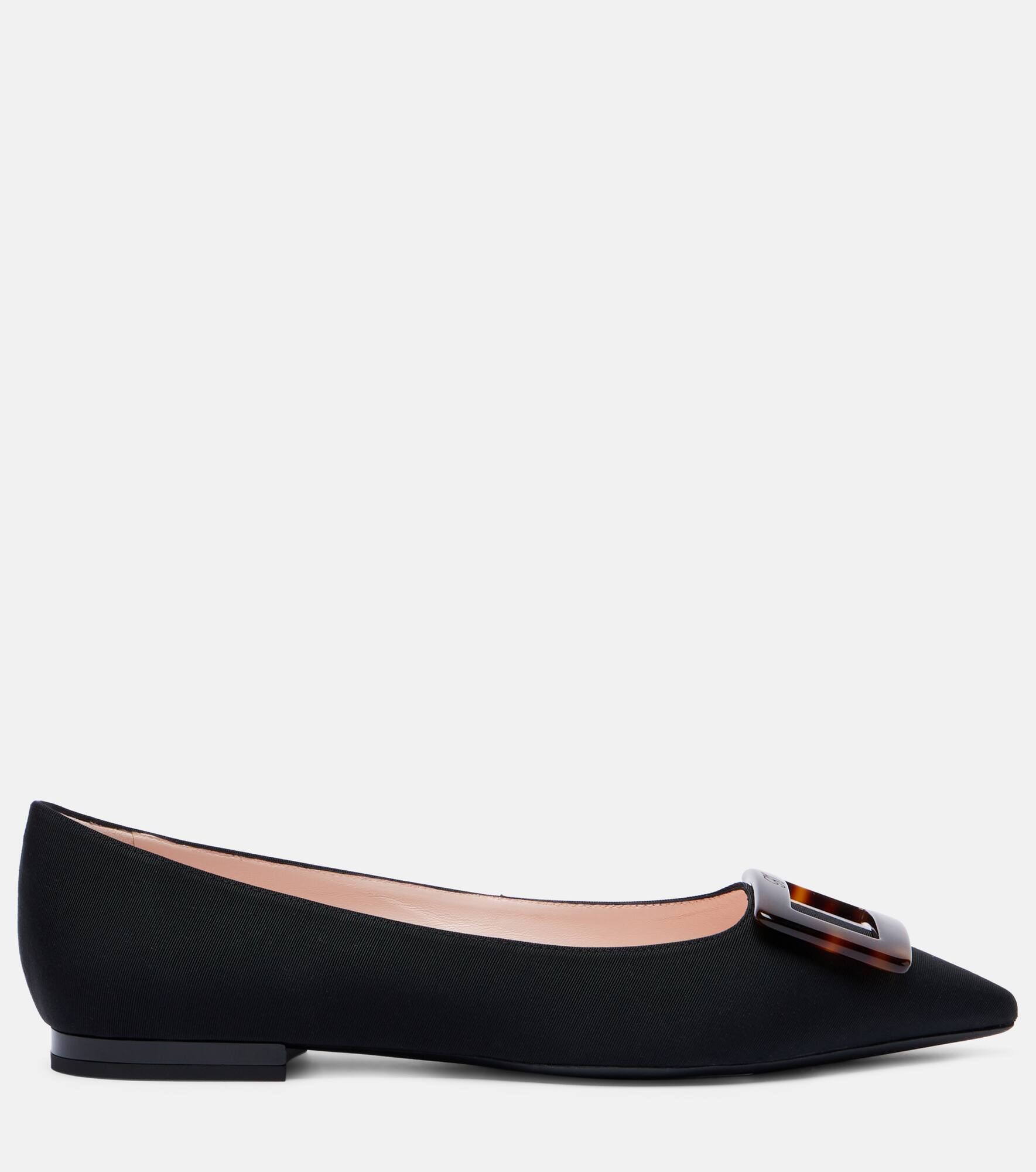 Gommettine grosgrain ballet flats - 4