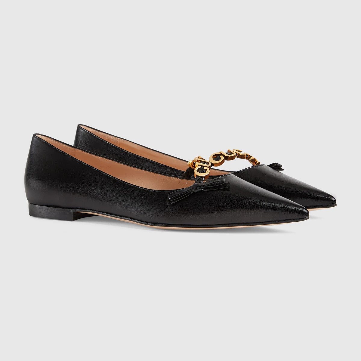 Women's ballet flat with 'GUCCI' - 2