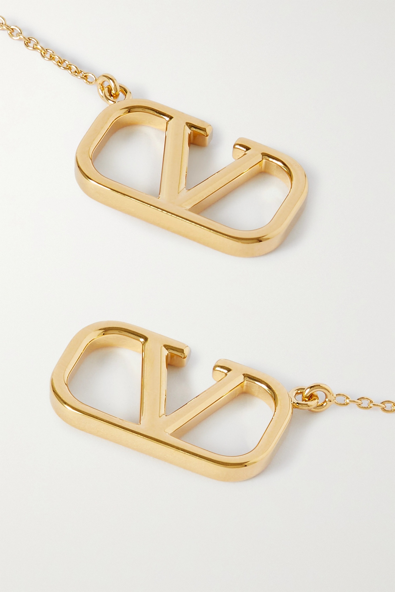 Valentino Garavani gold-tone earrings - 4