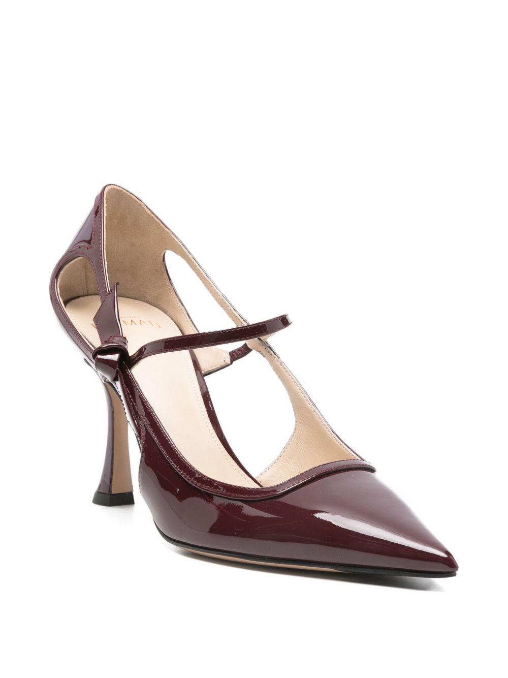 leather heeled pumps - 2