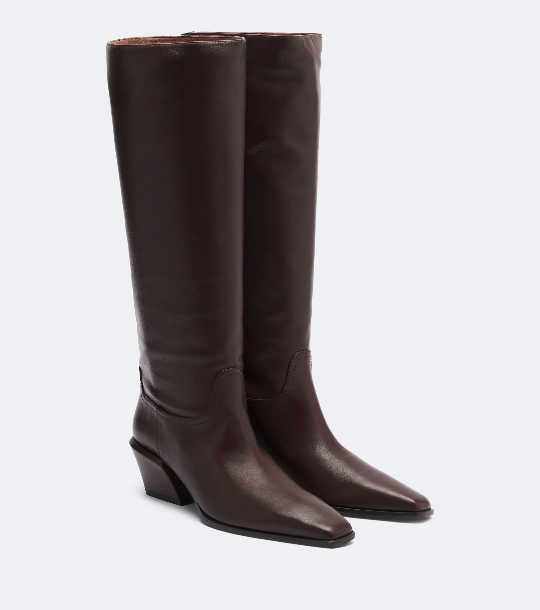 Bettina leather knee-high boots - 1