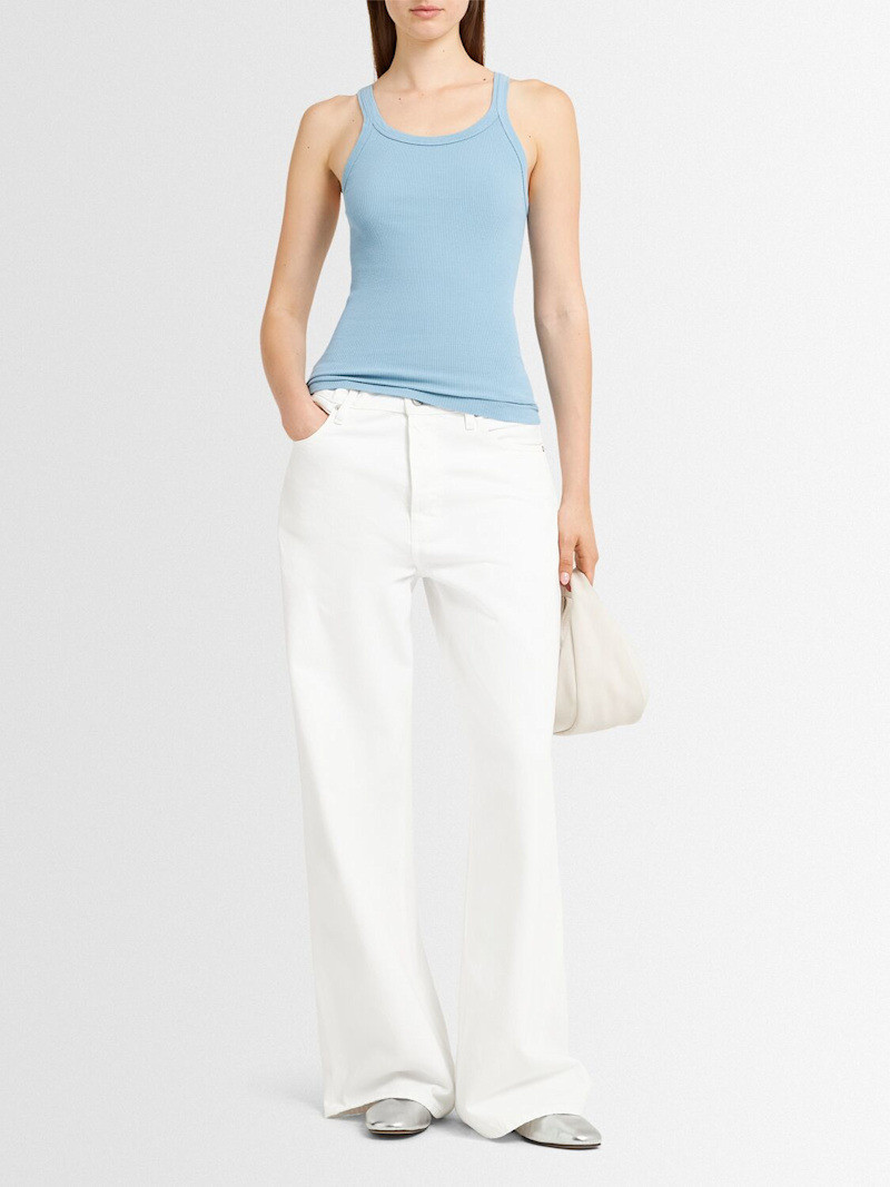 RE/DONE Ribbed cotton tank top outlook