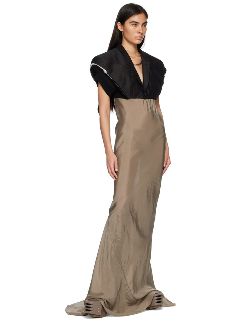 Rick Owens Black Micro Tatlin Blazer outlook