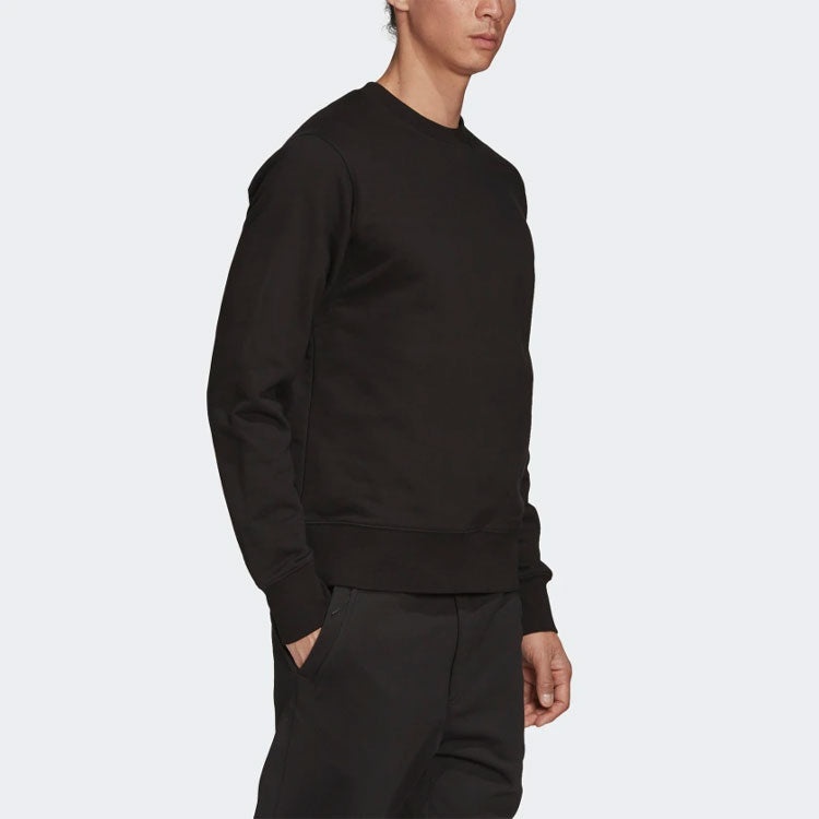 Men's Y-3 SS21 Logo Printing Round Neck Black FN3371 - 6