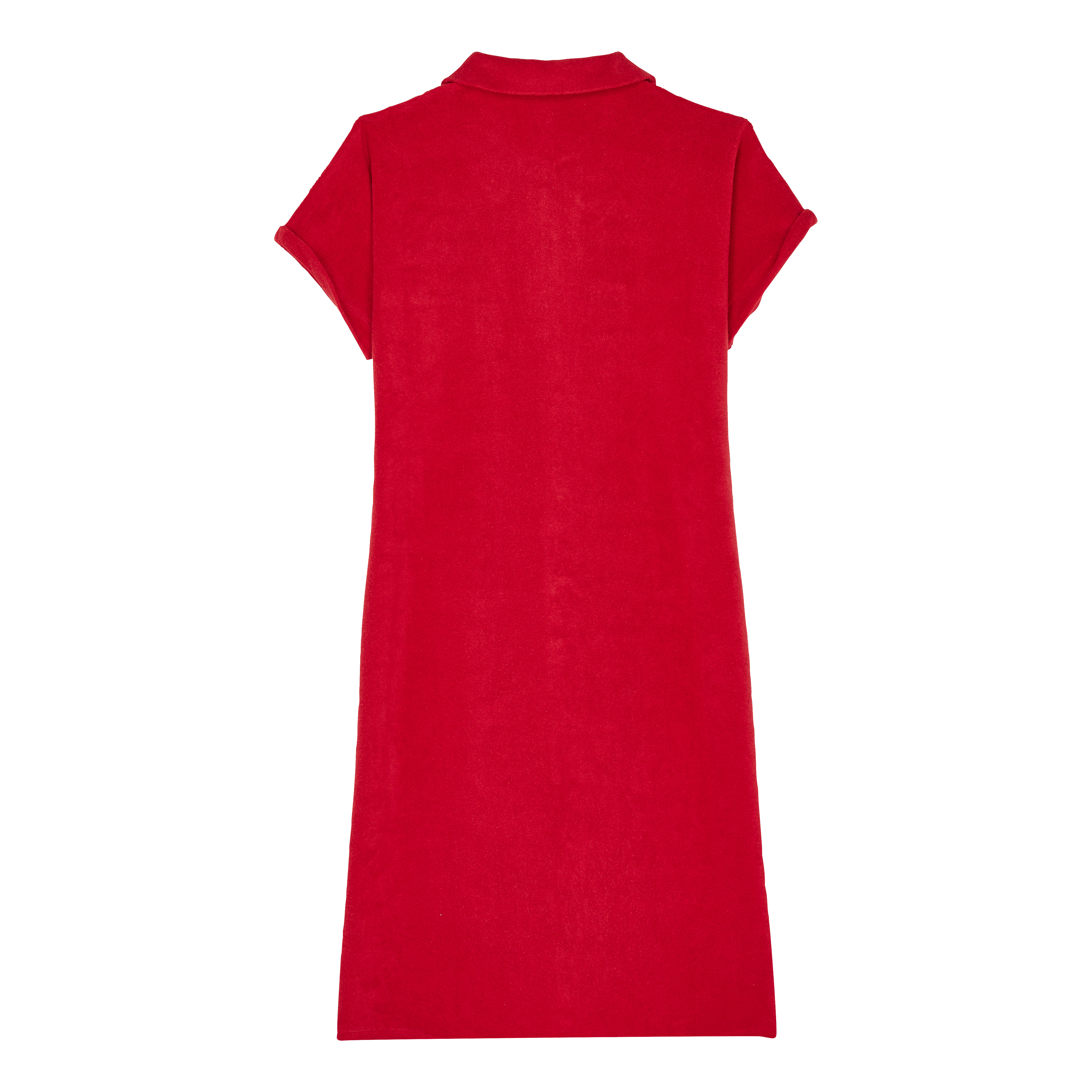 Women Polo Dress Solid - 2