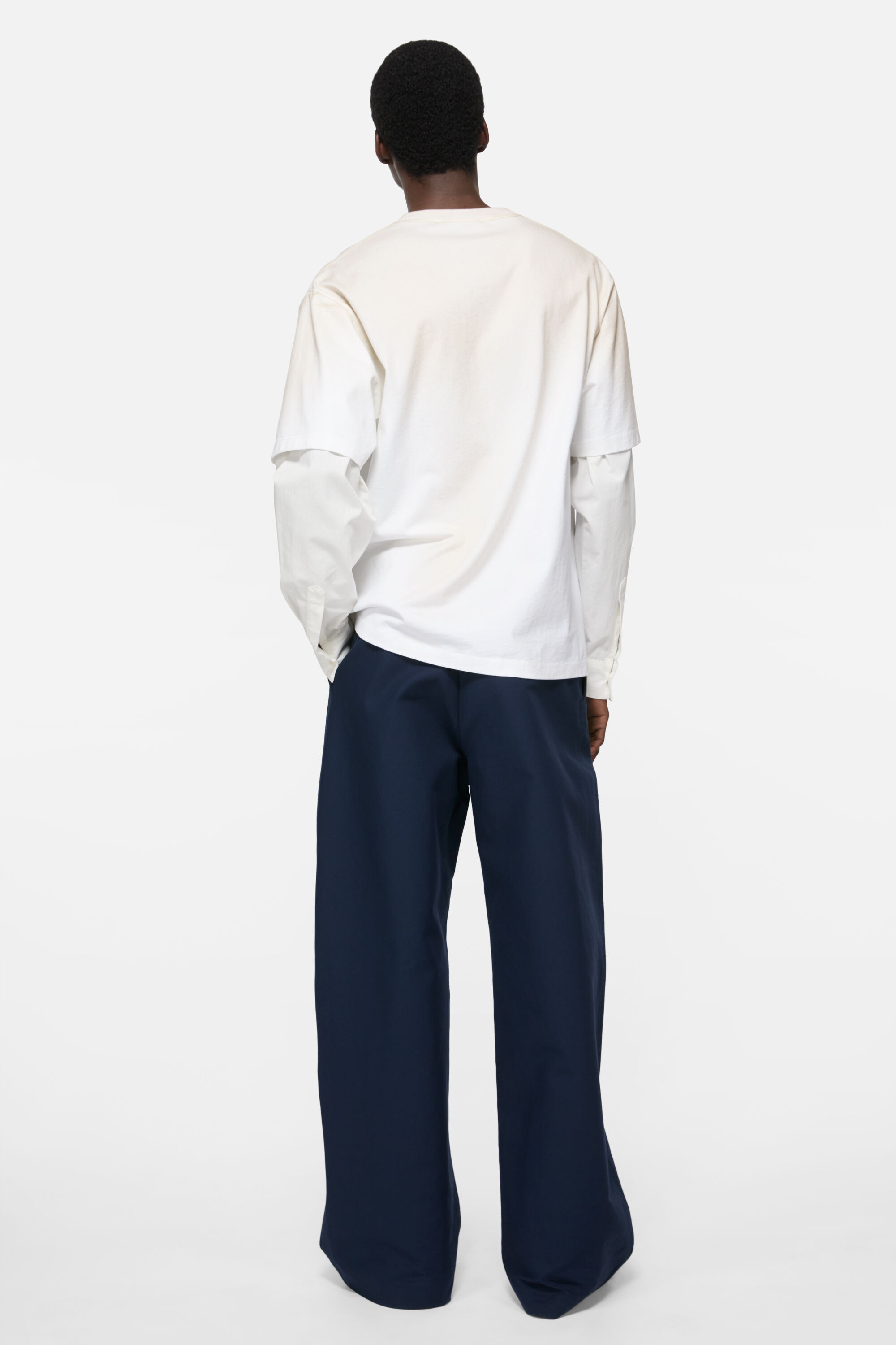 Layered logo t-shirt - Dusty white - 3