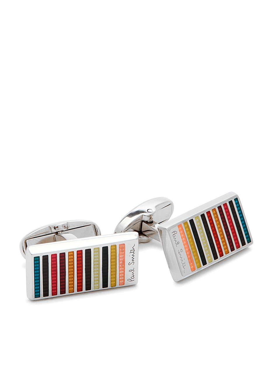 Paul Smith Signature Stripe Cufflinks - 2
