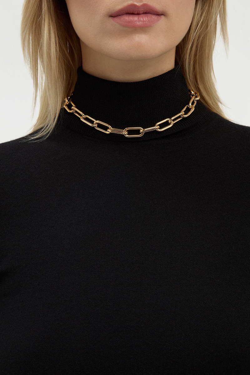 GABRIELA HEARST Small Chain Necklace in 18K Yellow Gold with Small Chains outlook