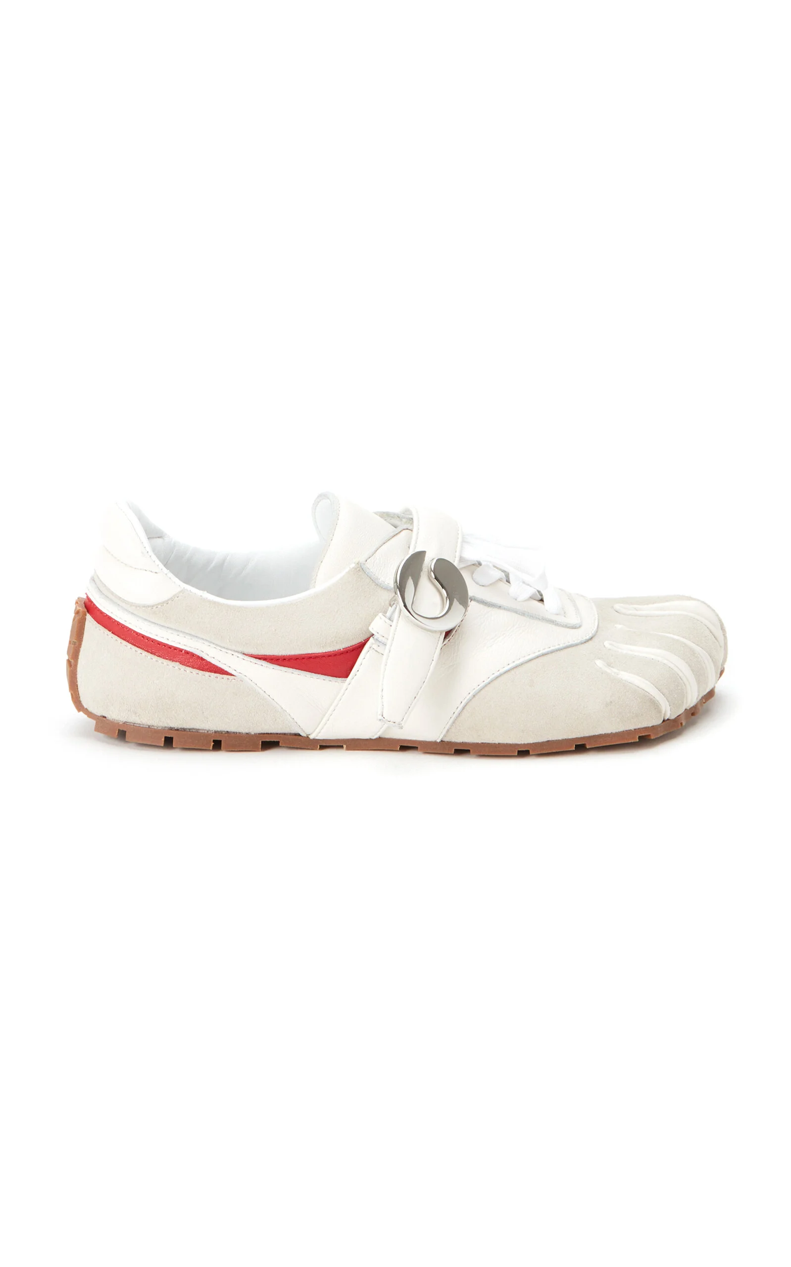 5T Leather Ballerina Sneakers white - 1