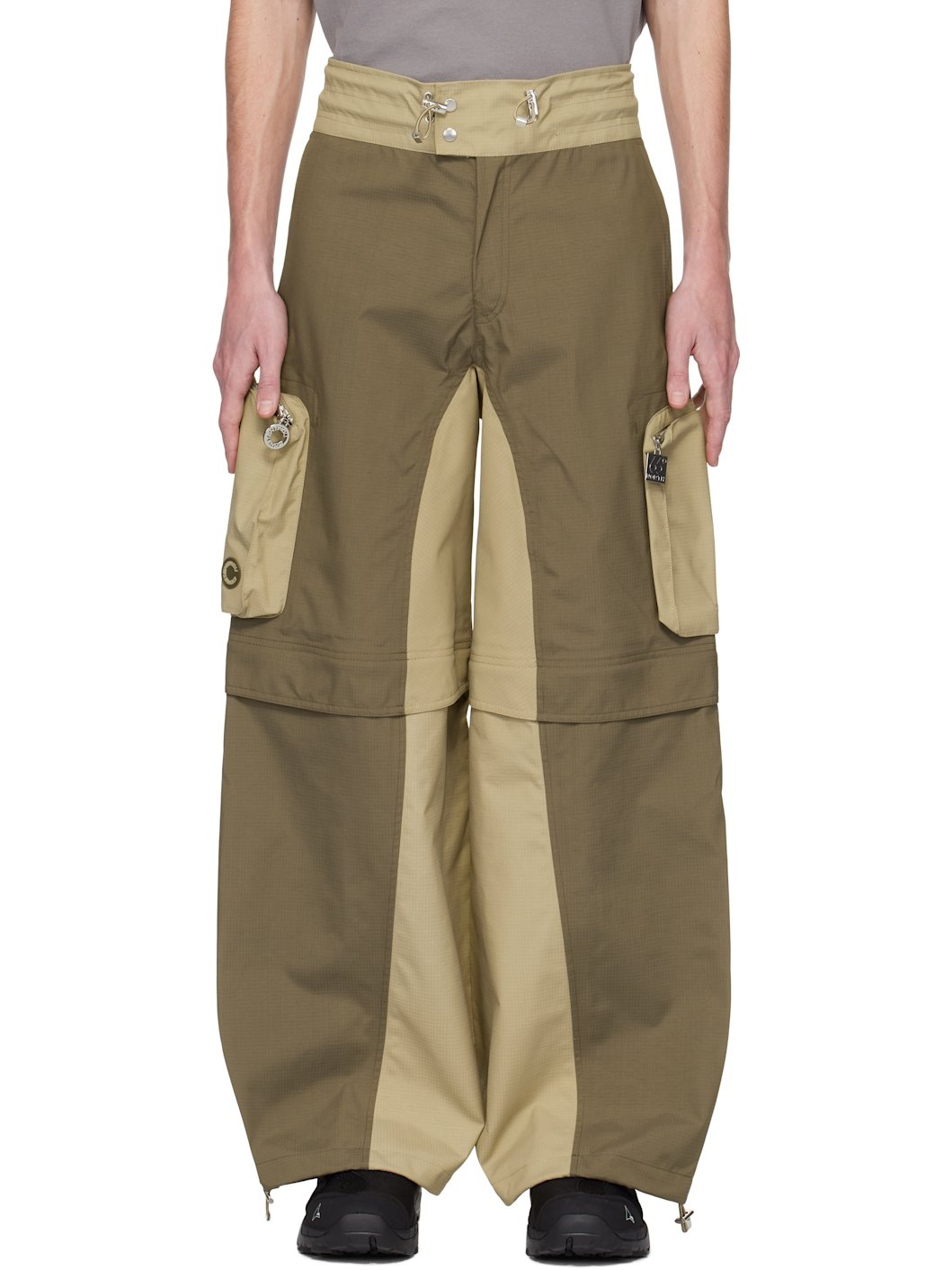 Khaki 66°North Edition Zip-Off Shell Cargo Pants - 1