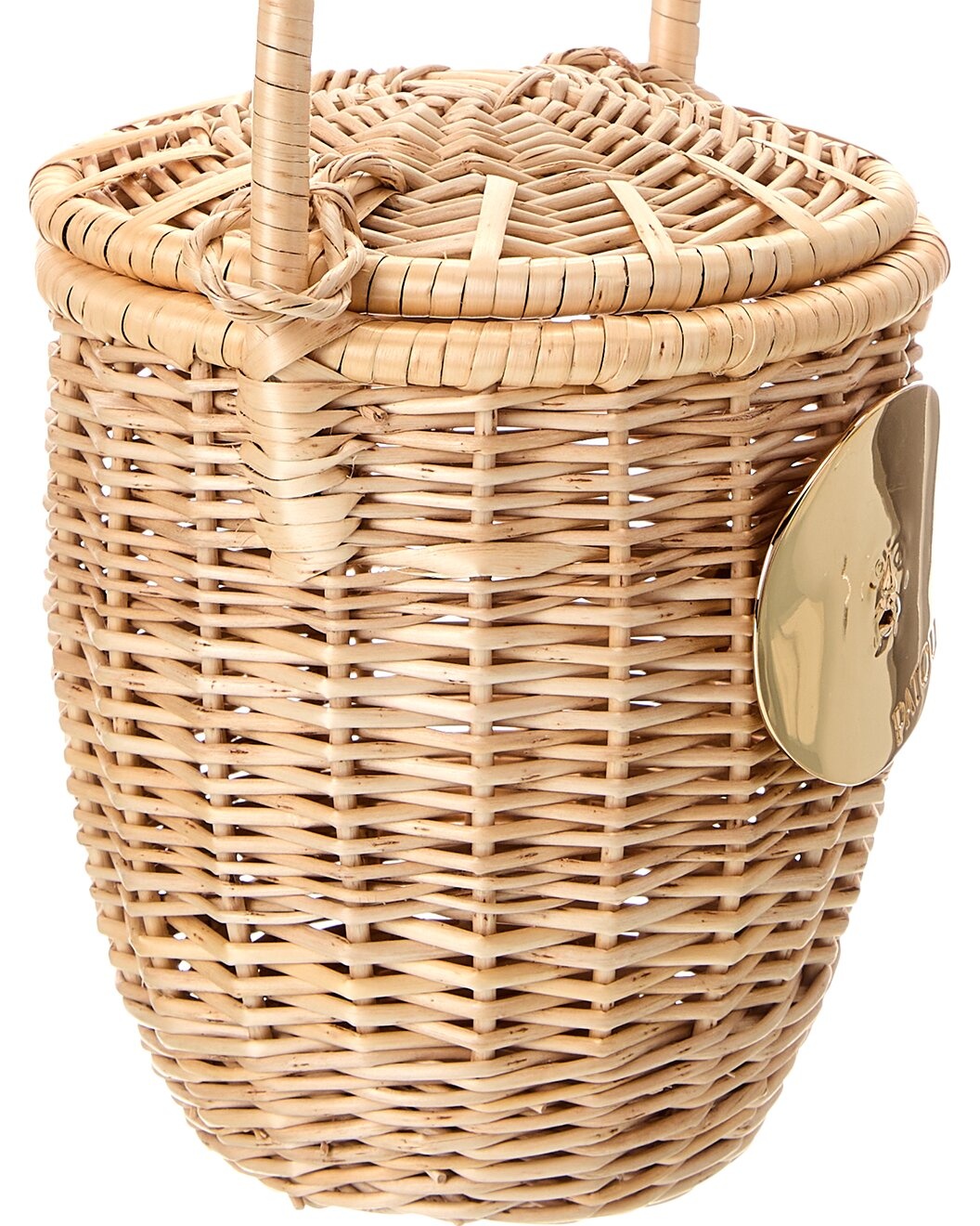 PATOU Logo Wicker Bucket Bag - 3