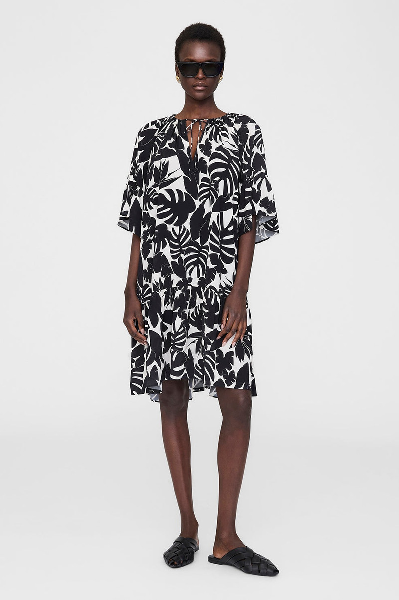 ANINE BING Lolita Dress - Black Bird Of Paradise outlook