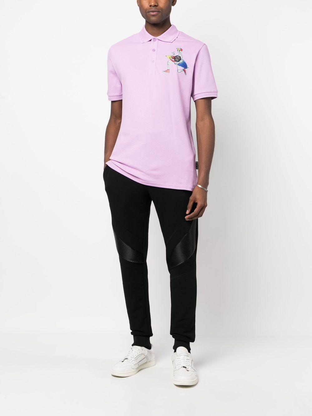 graphic-print polo shirt - 2