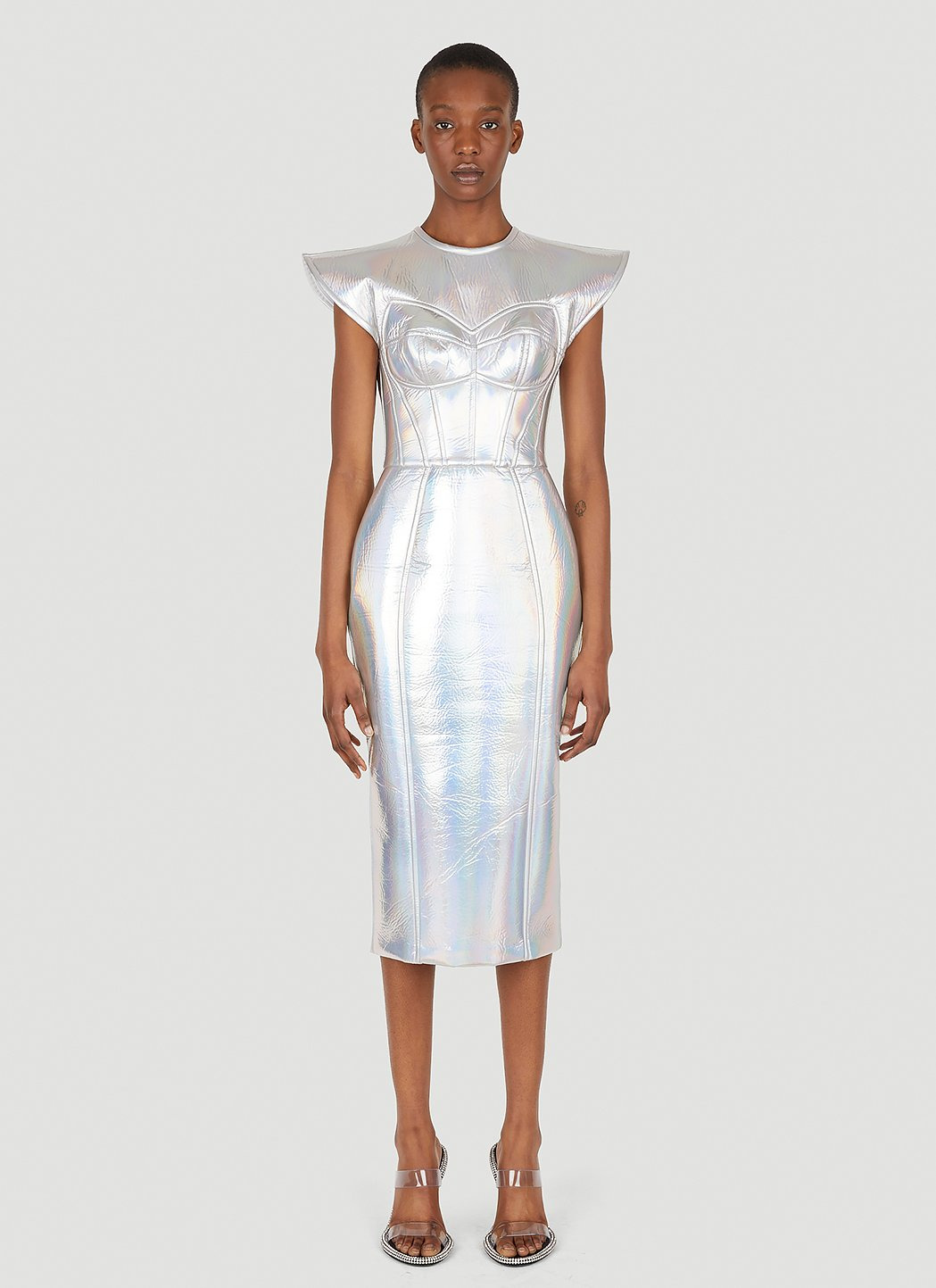 Dolce & Gabbana Women Metallic Bustier Dress - 1