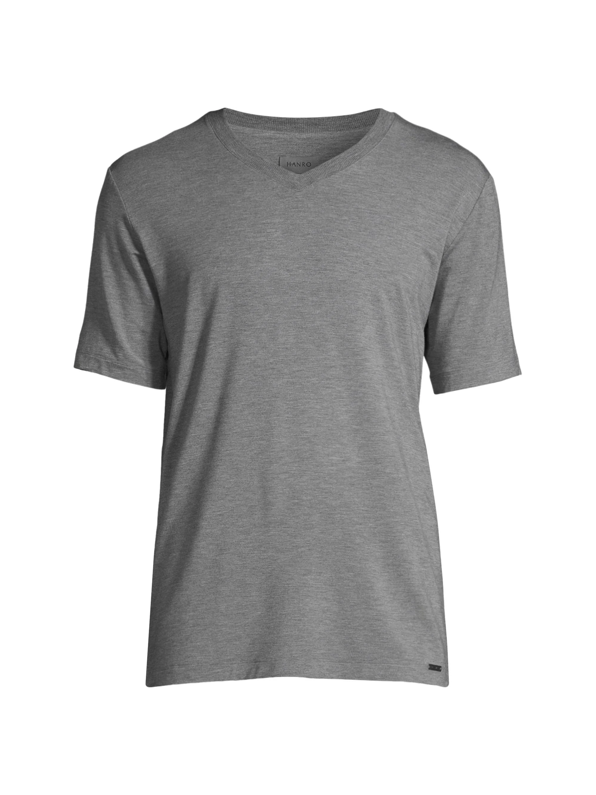 Men's Casuals Short-Sleeve V-Neck T-Shirt - Stone Melange - 1