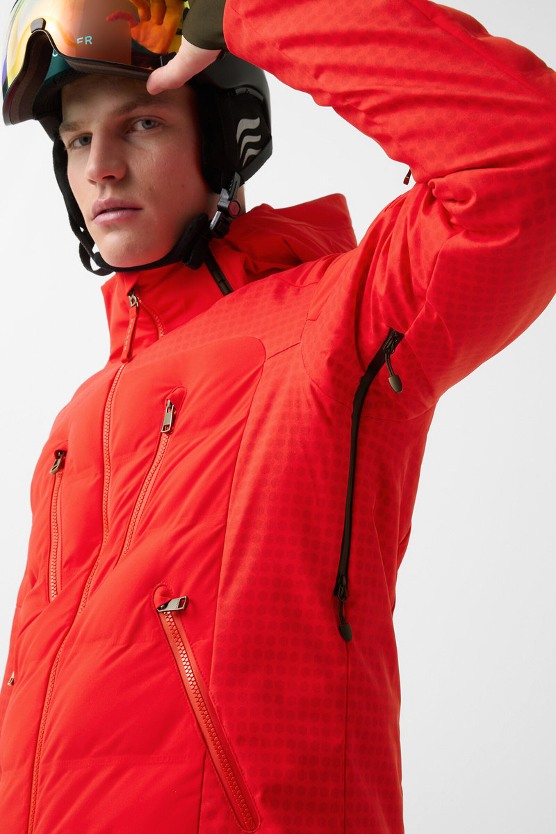 Fionn ski jacket in Red 6