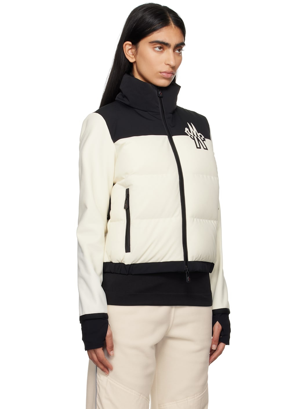 Off-White & Black Maglia Down Jacket - 2