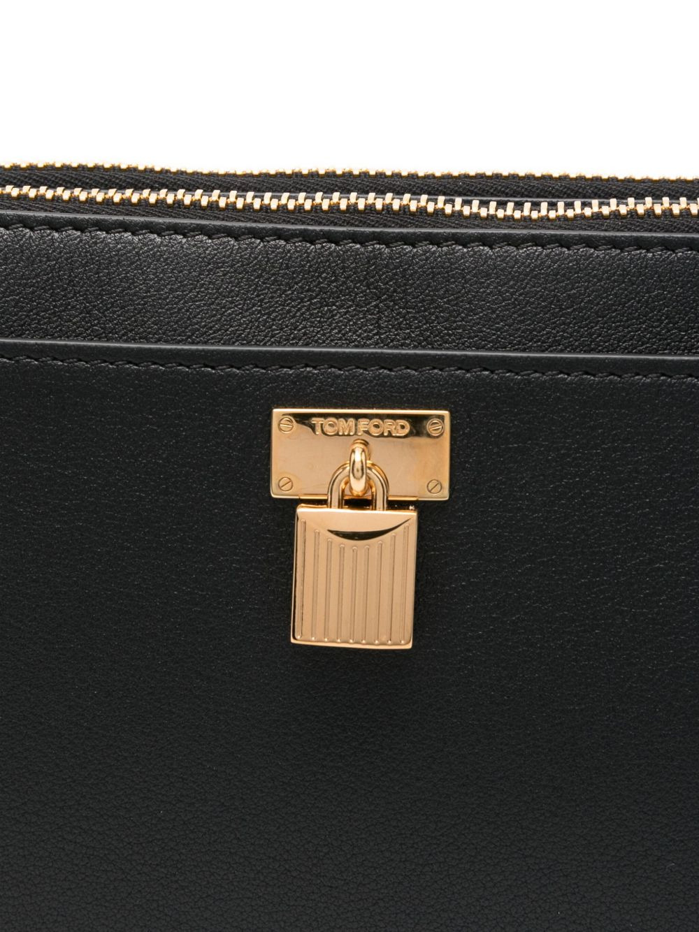 mini Padlock leather cross body bag - 4