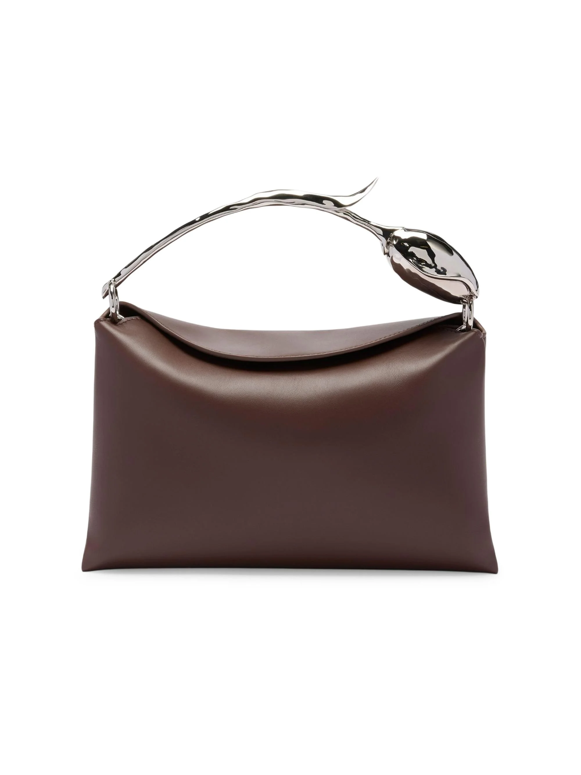 Women's Bloom Medium Leather Top Handle Bag - Chestnut - 1