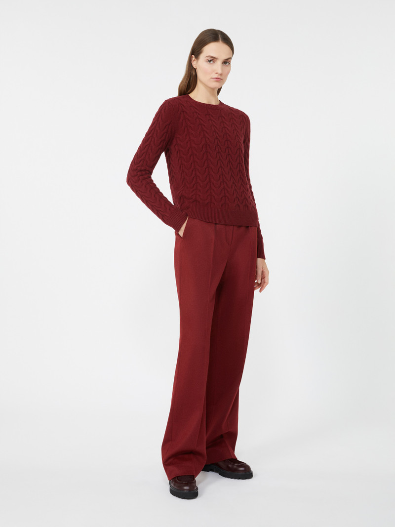 Max Mara ARAMIS Slim-fit cashmere pullover outlook