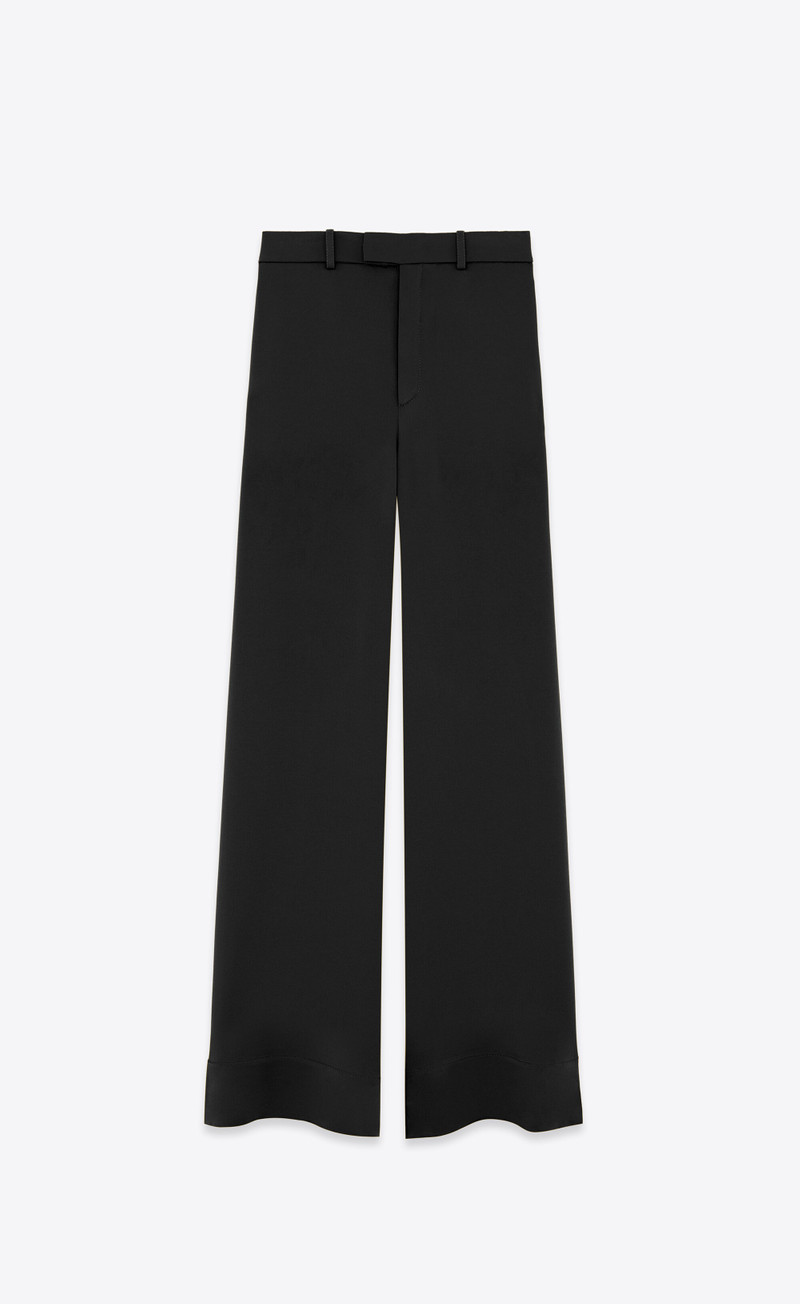 large pants in crepe satin - 1
