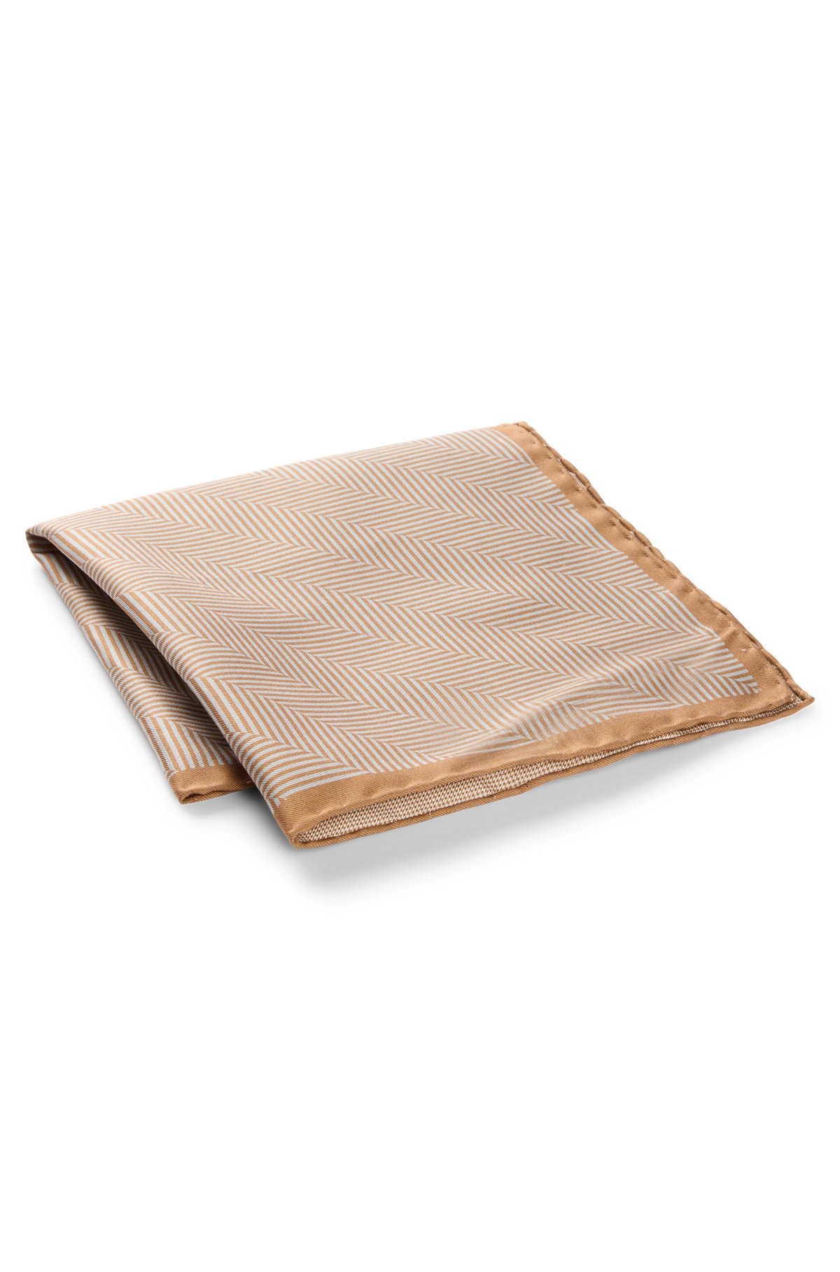 POCKET SQUARE IN PURE SILK WITH DOUBLE PRINT - 3