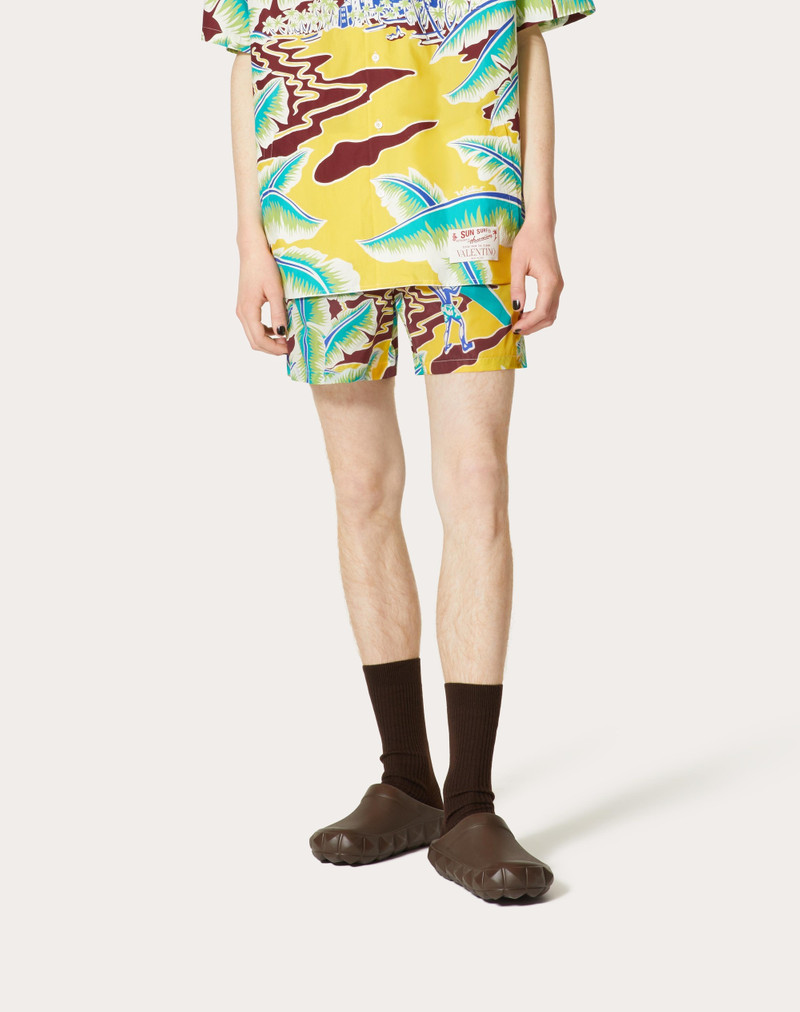 NYLON SWIMSUIT WITH SURF RIDER PRINT 3