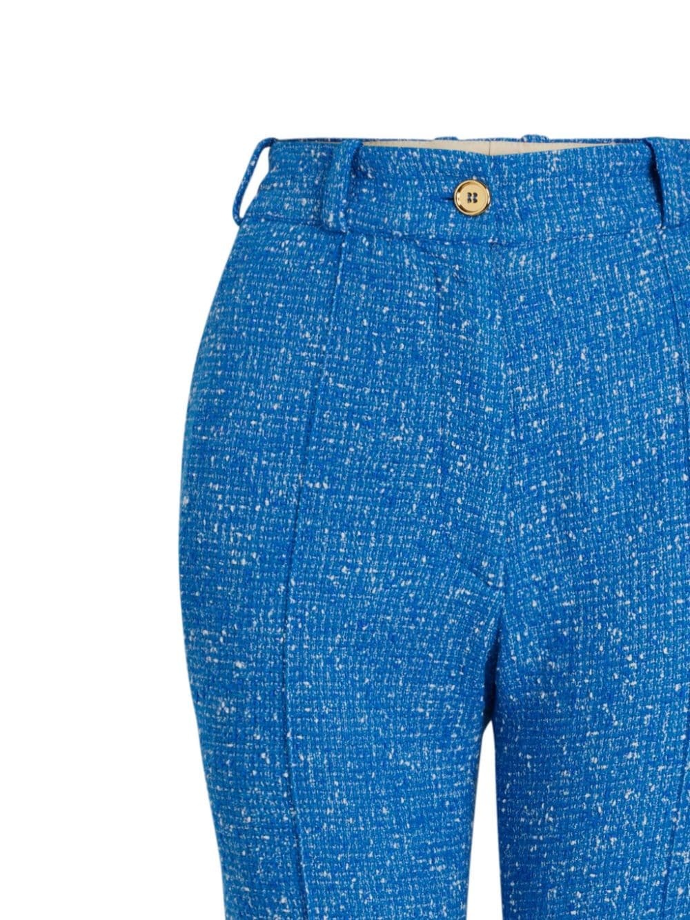 flared tweed trousers - 2