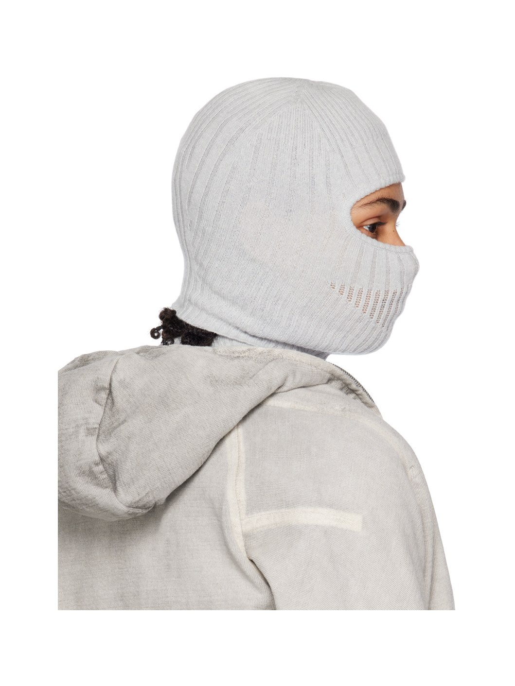 Gray Seamless Balaclava - 3