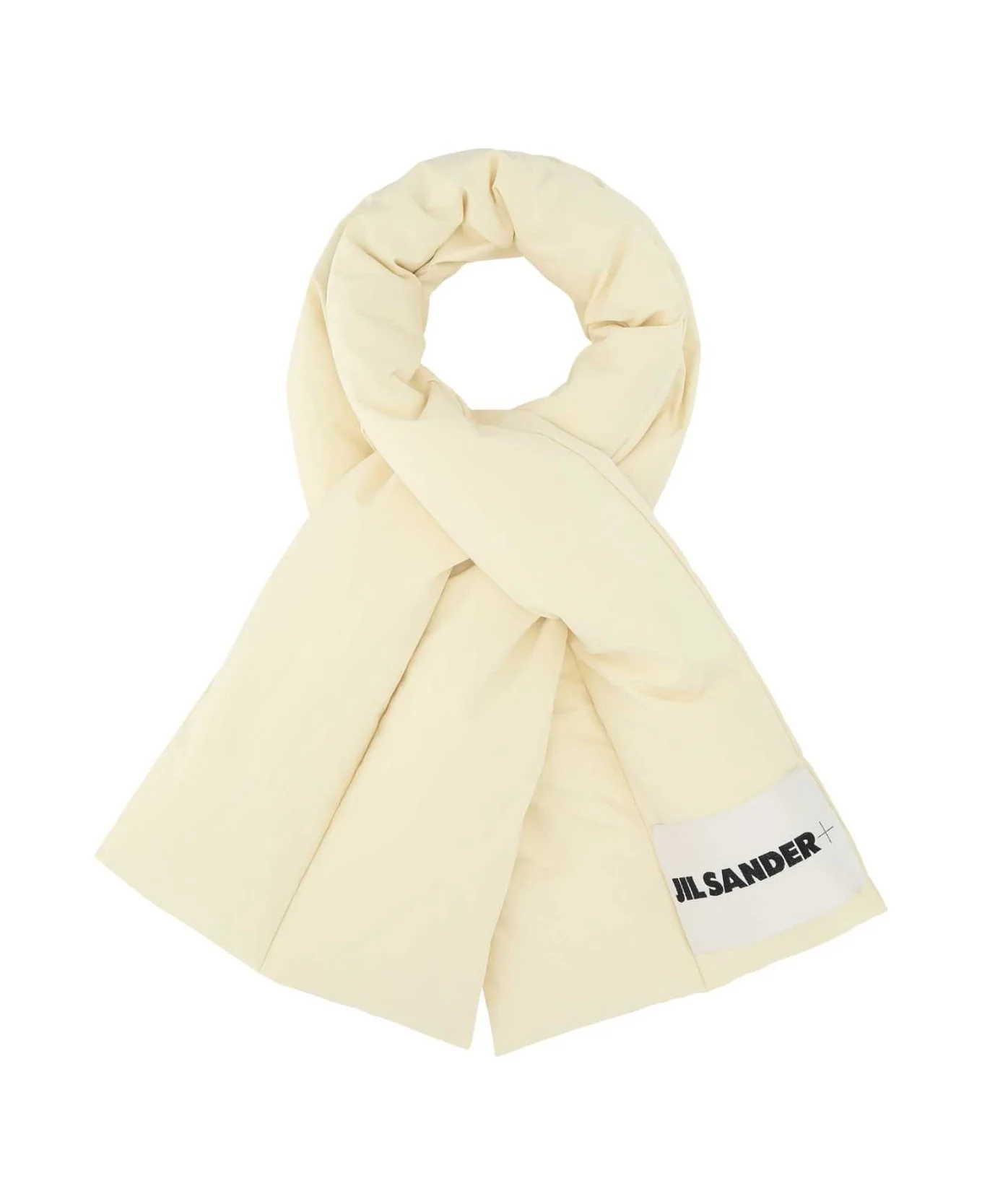 Cream Polyester Scarf - 1