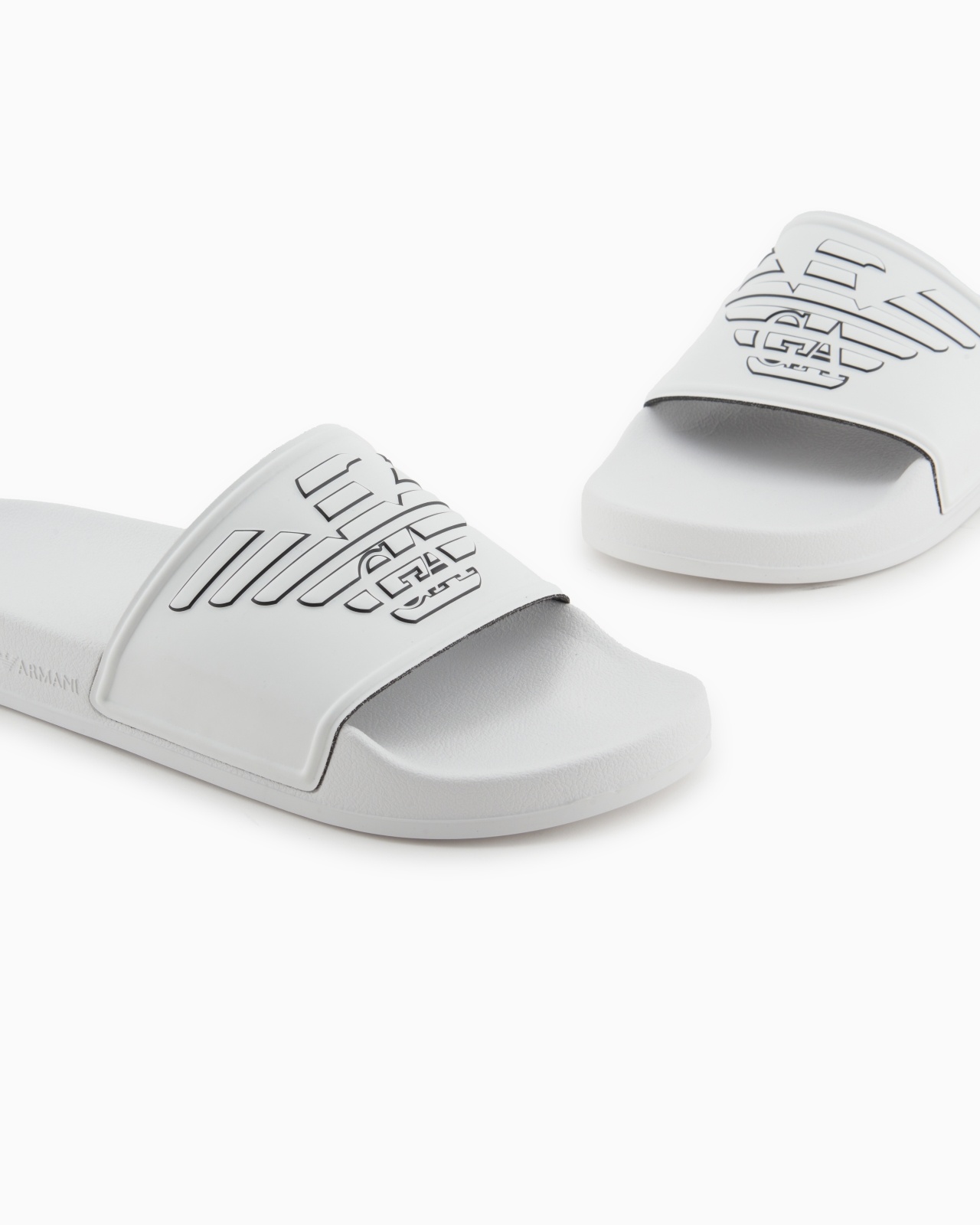 PVC SLIDES WITH OVERSIZED, EMBOSSED EAGLE - 5