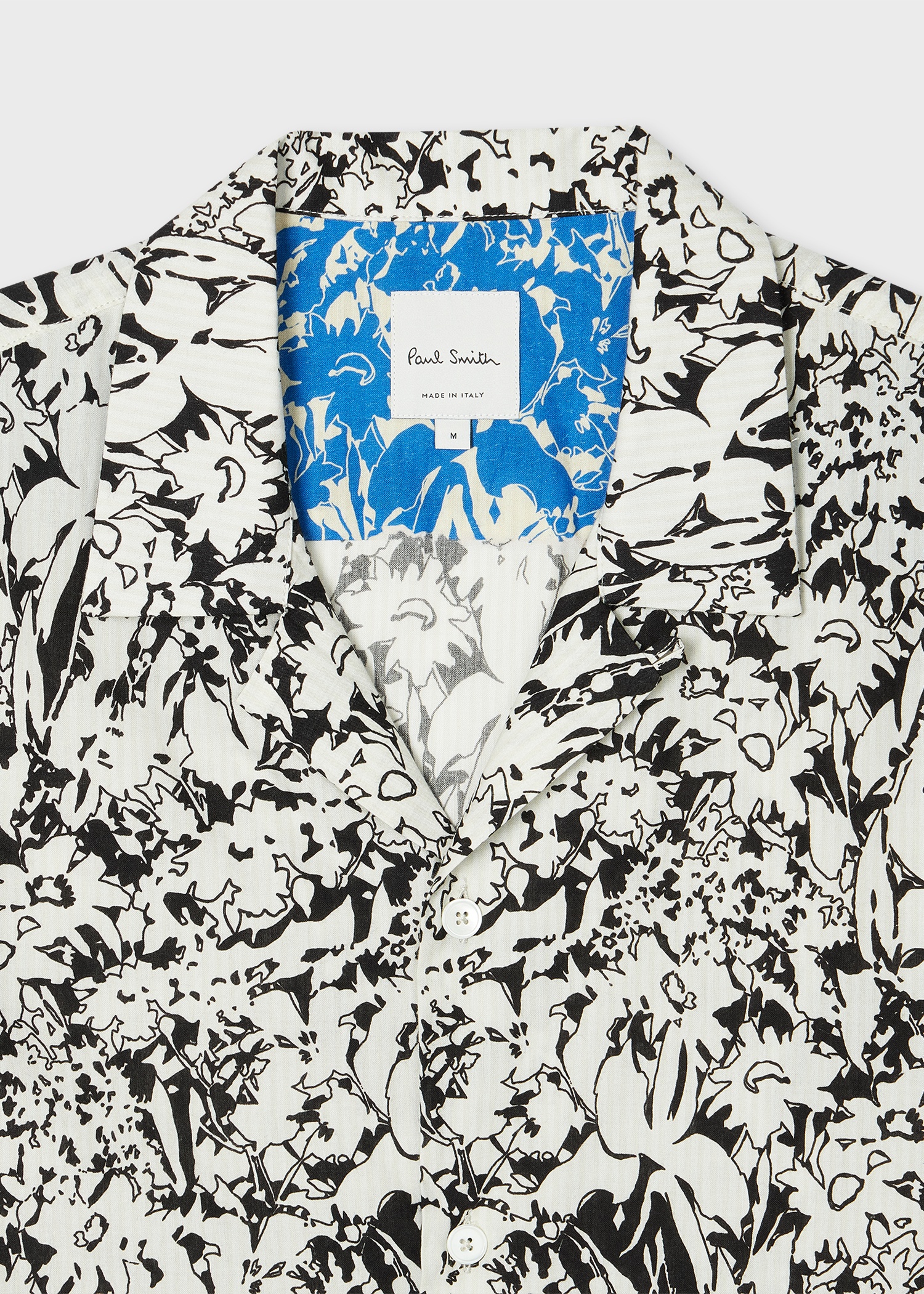 Black And White 'Avant Garden' Print Short-Sleeve Shirt - 2