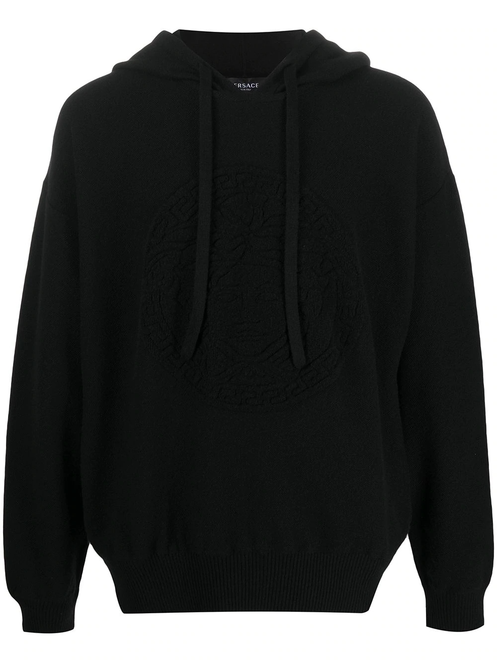 drawstring cashmere-blend hoodie - 1