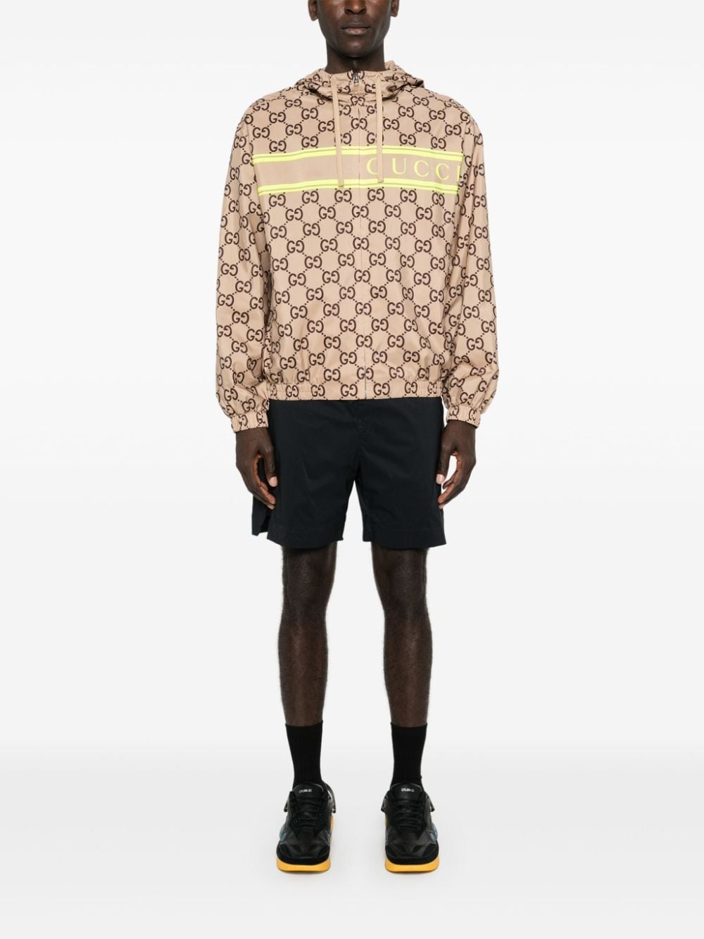 GG Supreme print hooded jacket - 2