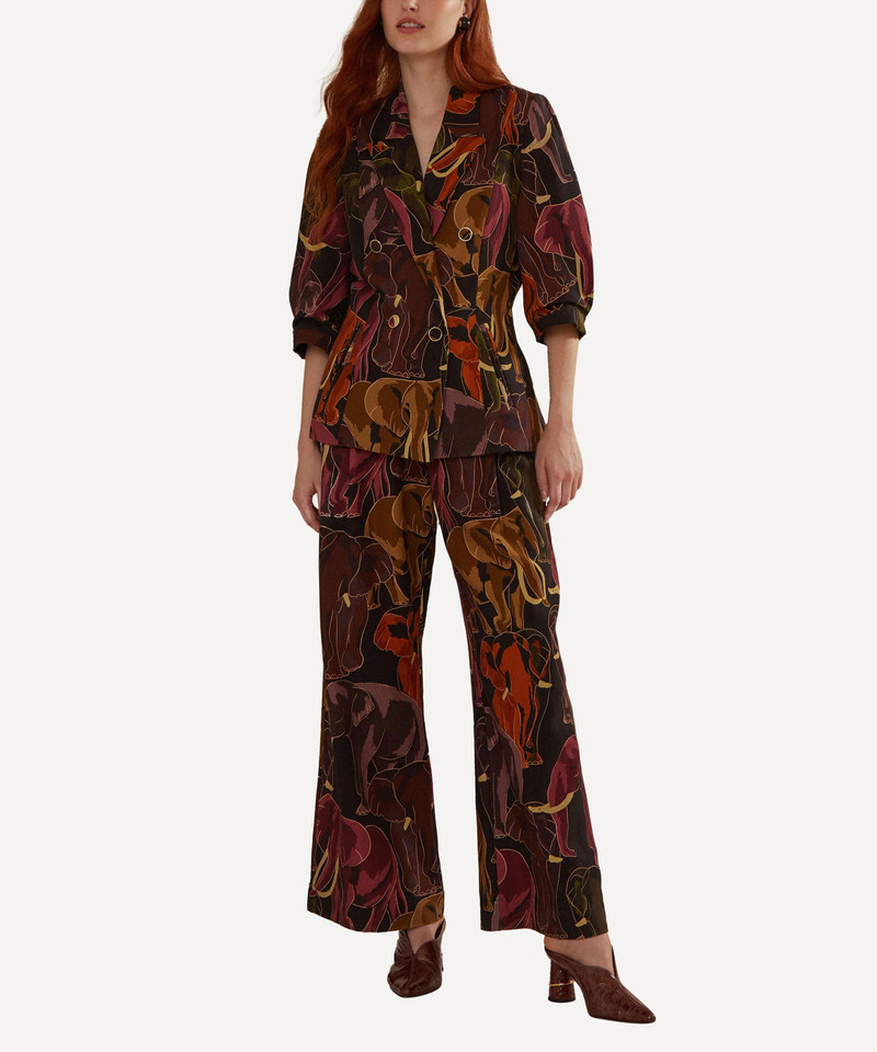 FARM RIO Elephants Brown Trousers outlook