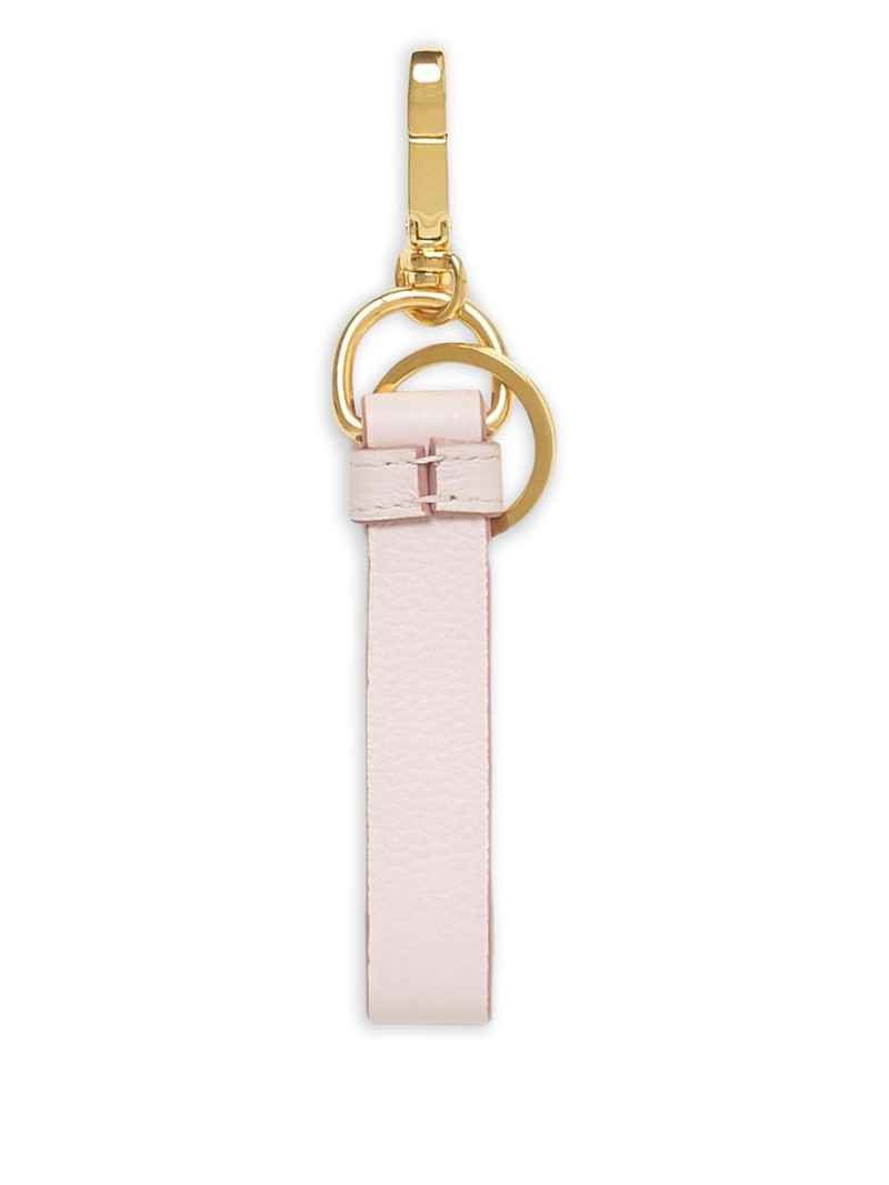 Marni flower-embroidery charm keyring outlook