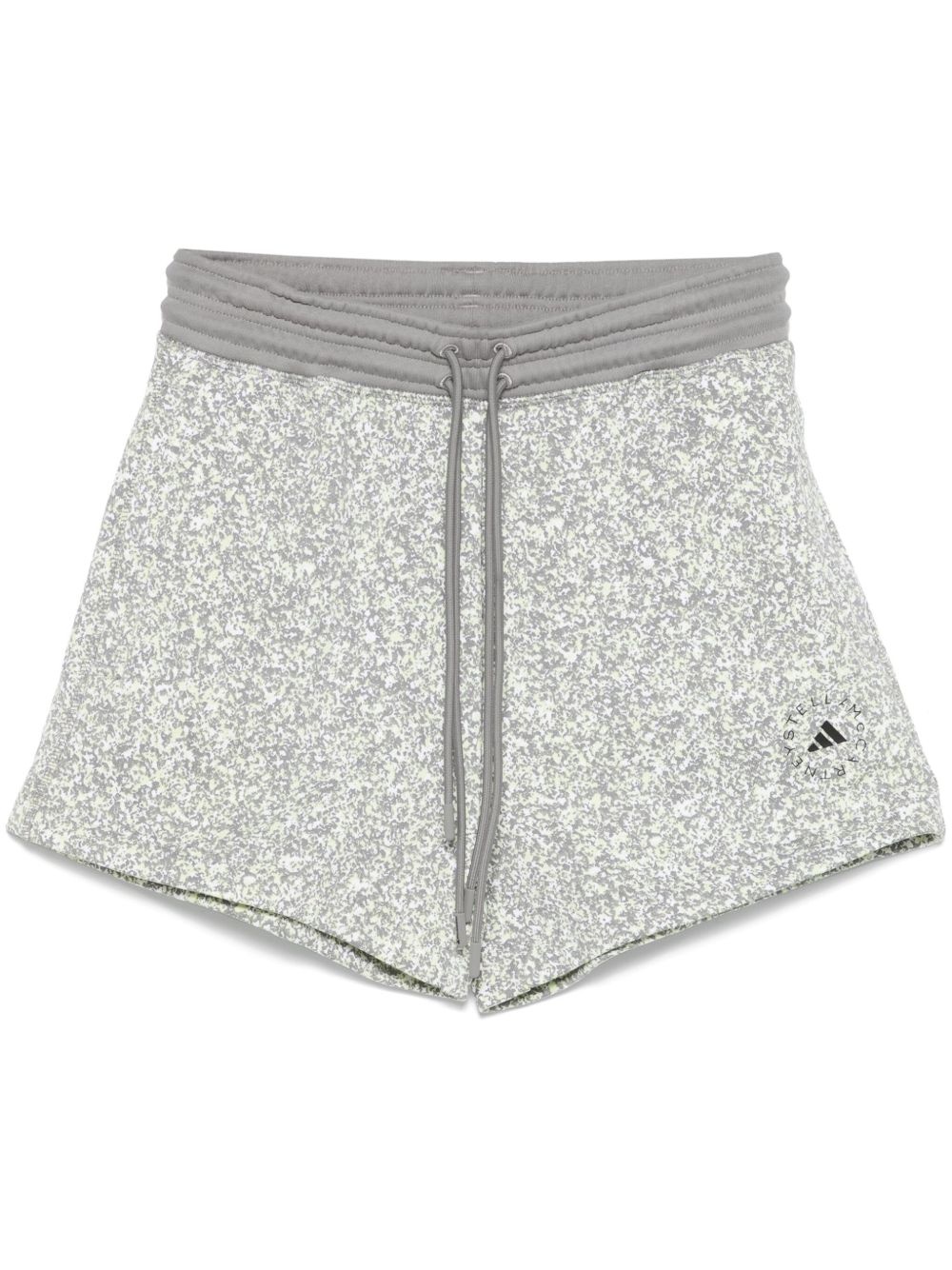raised-logo track shorts - 1